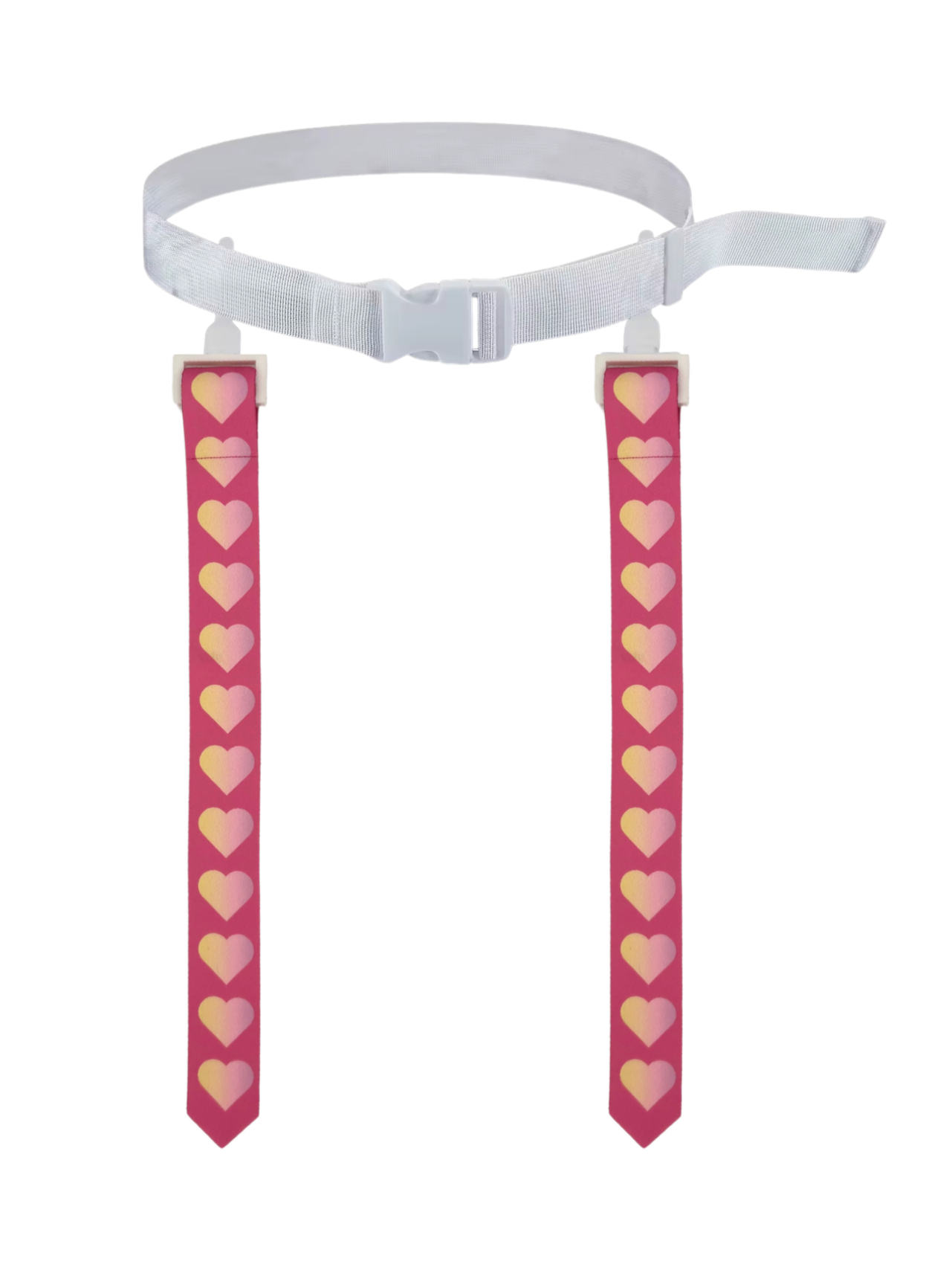 Pink Heart Flag Football Belt